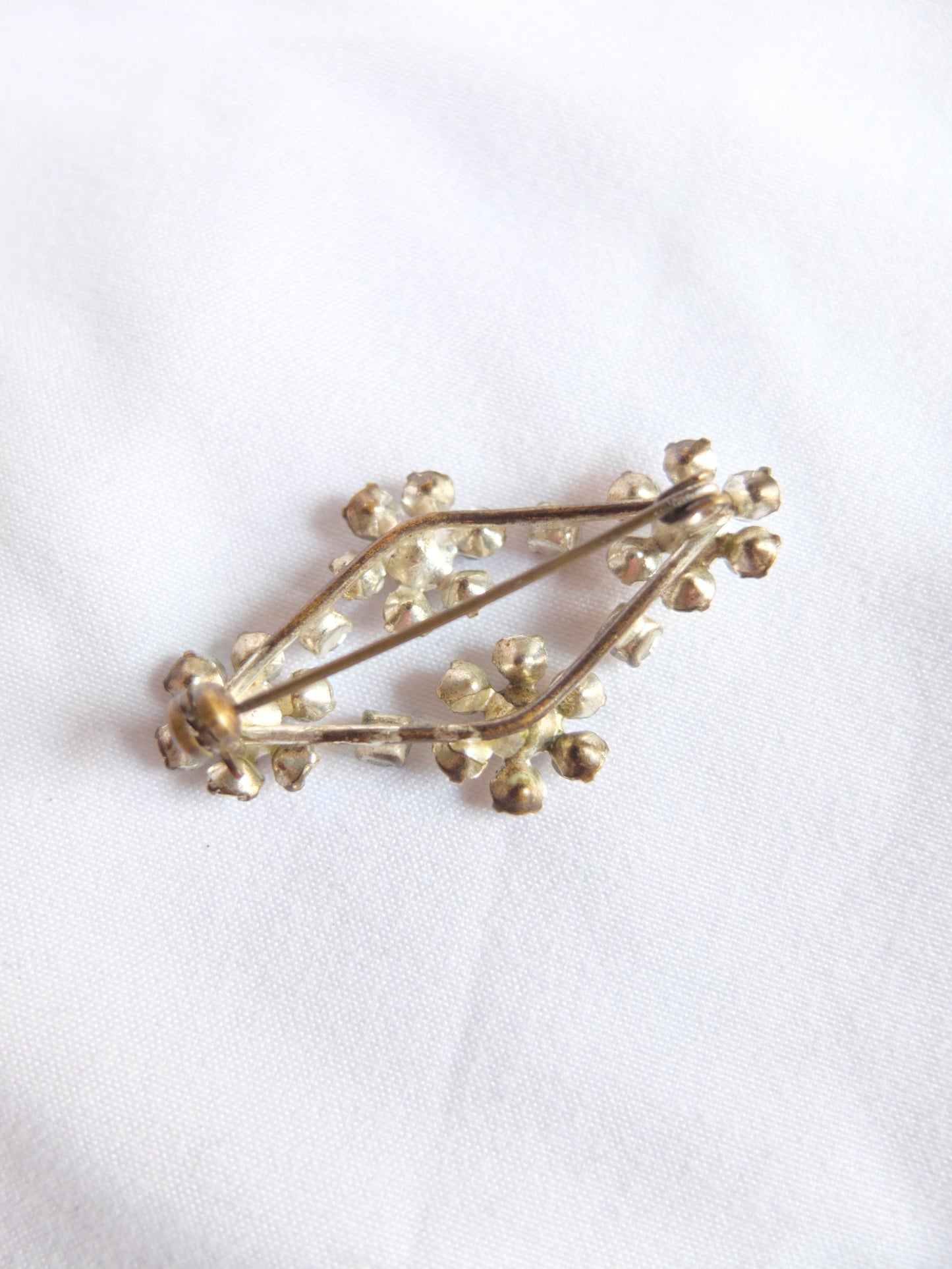 Vintage Art Deco Rhinestones Brooch
