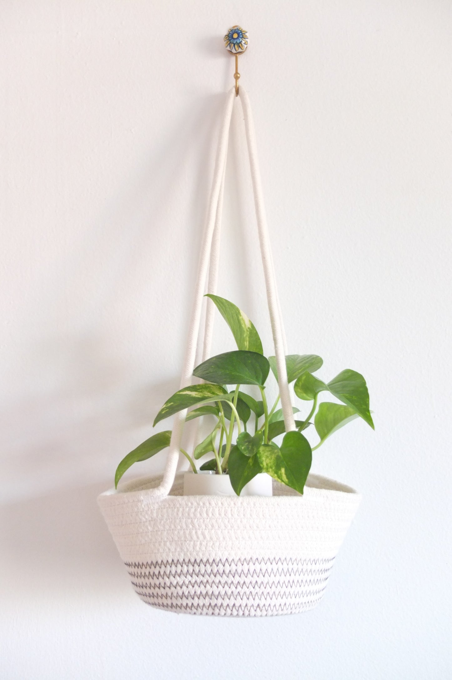 Hanging Planter Woven Rope/ Storage Organizer Home Decor