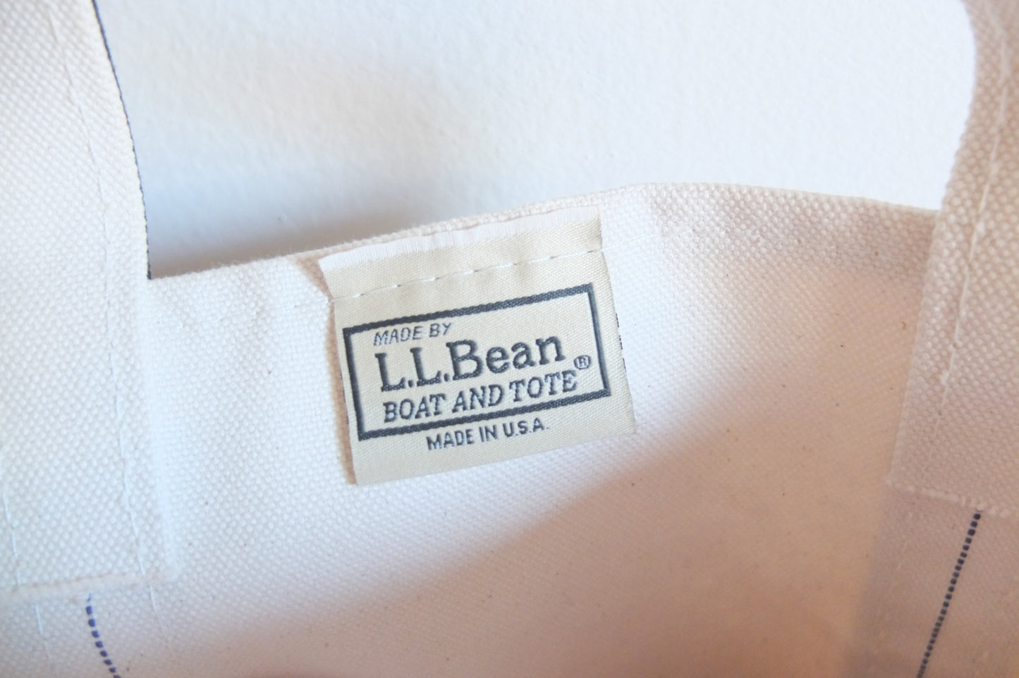 LL Bean Boat & Tote Trophy Canvas Bag