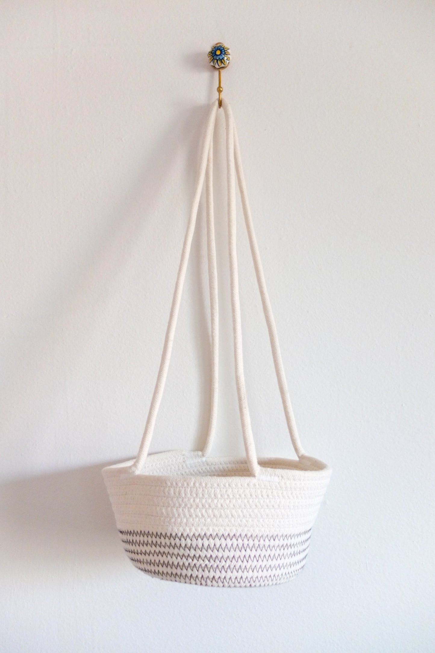 Hanging Planter Woven Rope/ Storage Organizer Home Decor