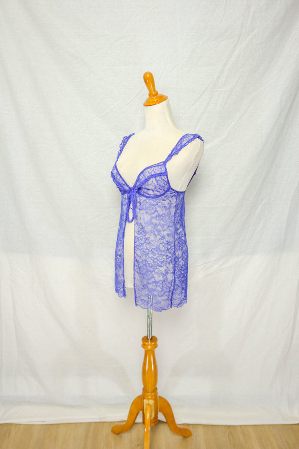 Victorias Secret Blue Lace Babydoll (S)