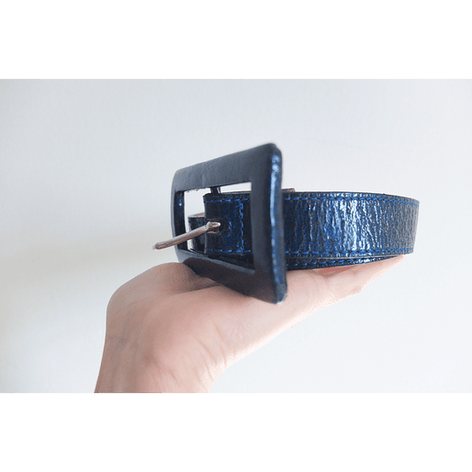 Leatherrock Indigo Leather Belt (L-XL)