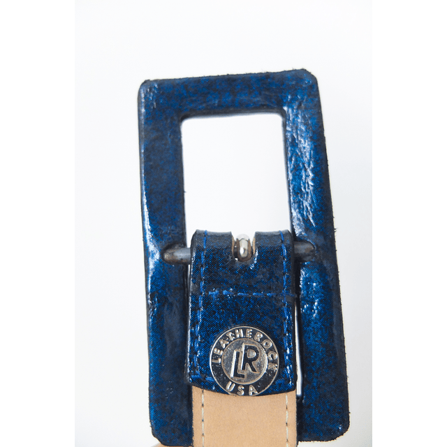 Leatherrock Indigo Leather Belt (L-XL)