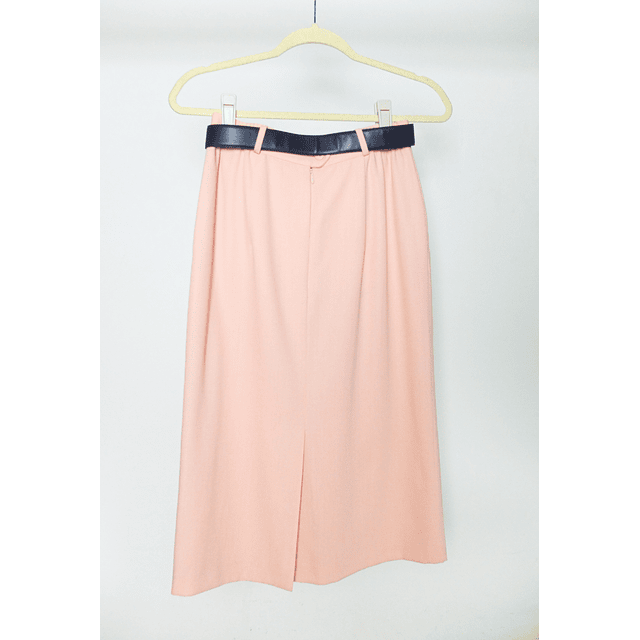 Vtg Pink Belted Vintage Skirt (S-M)