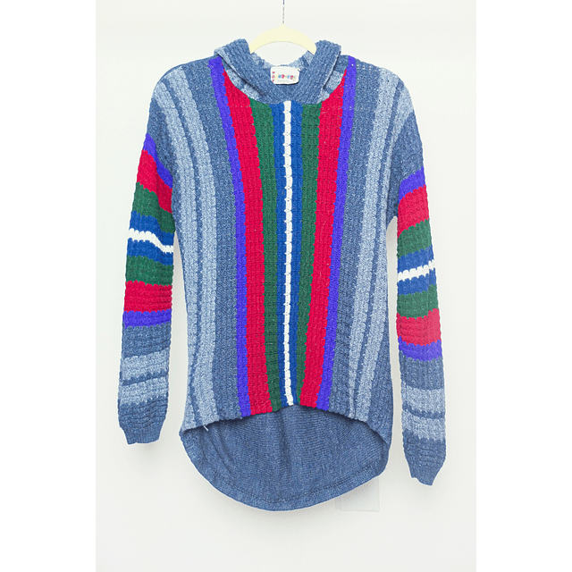 Rare Vtg Hot Cashews Striped Hoodie Pullover (M)