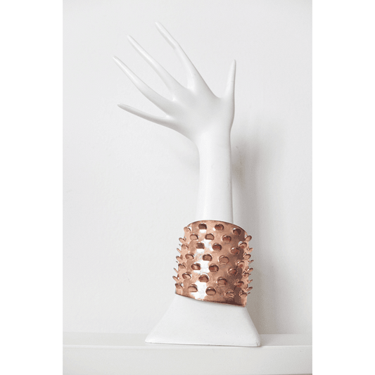 Copper Textured Armour Cuff