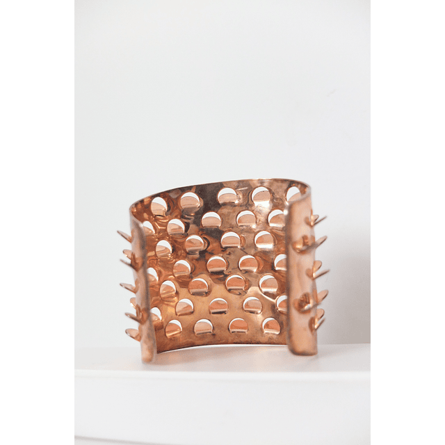 Copper Textured Armour Cuff