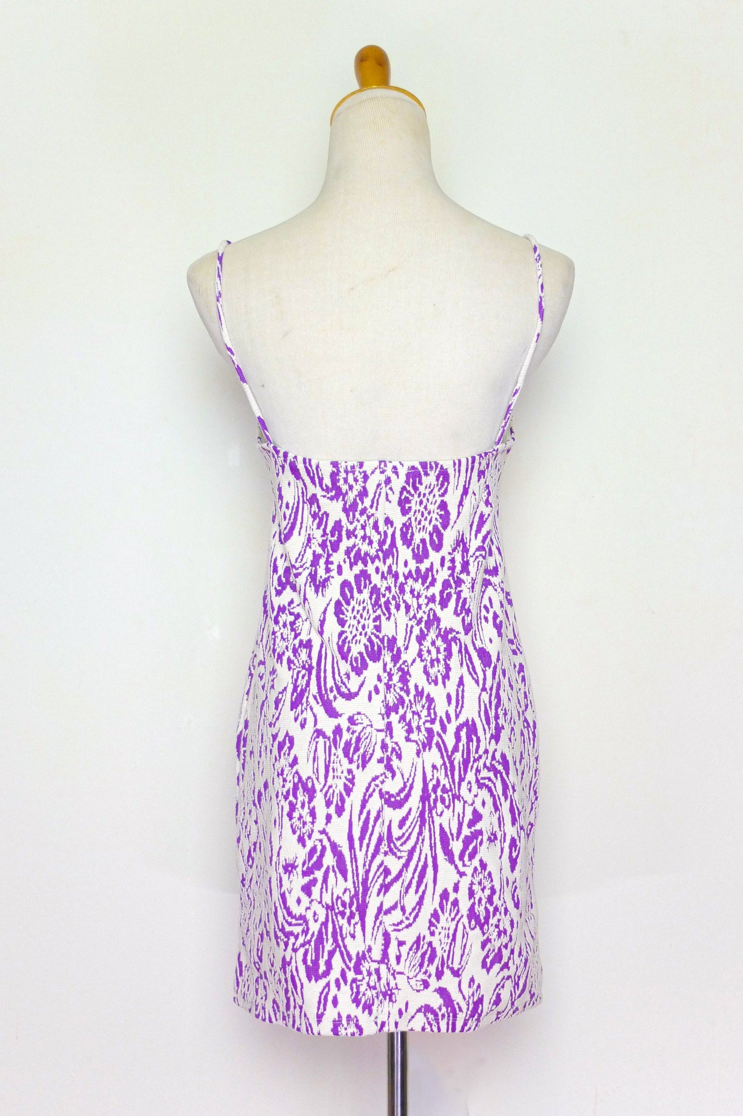 Zara Purple Psychedelic Floral Dress (S)