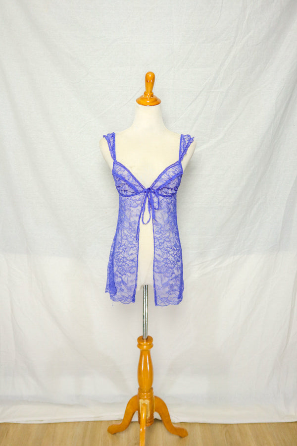 Victorias Secret Blue Lace Babydoll (S)