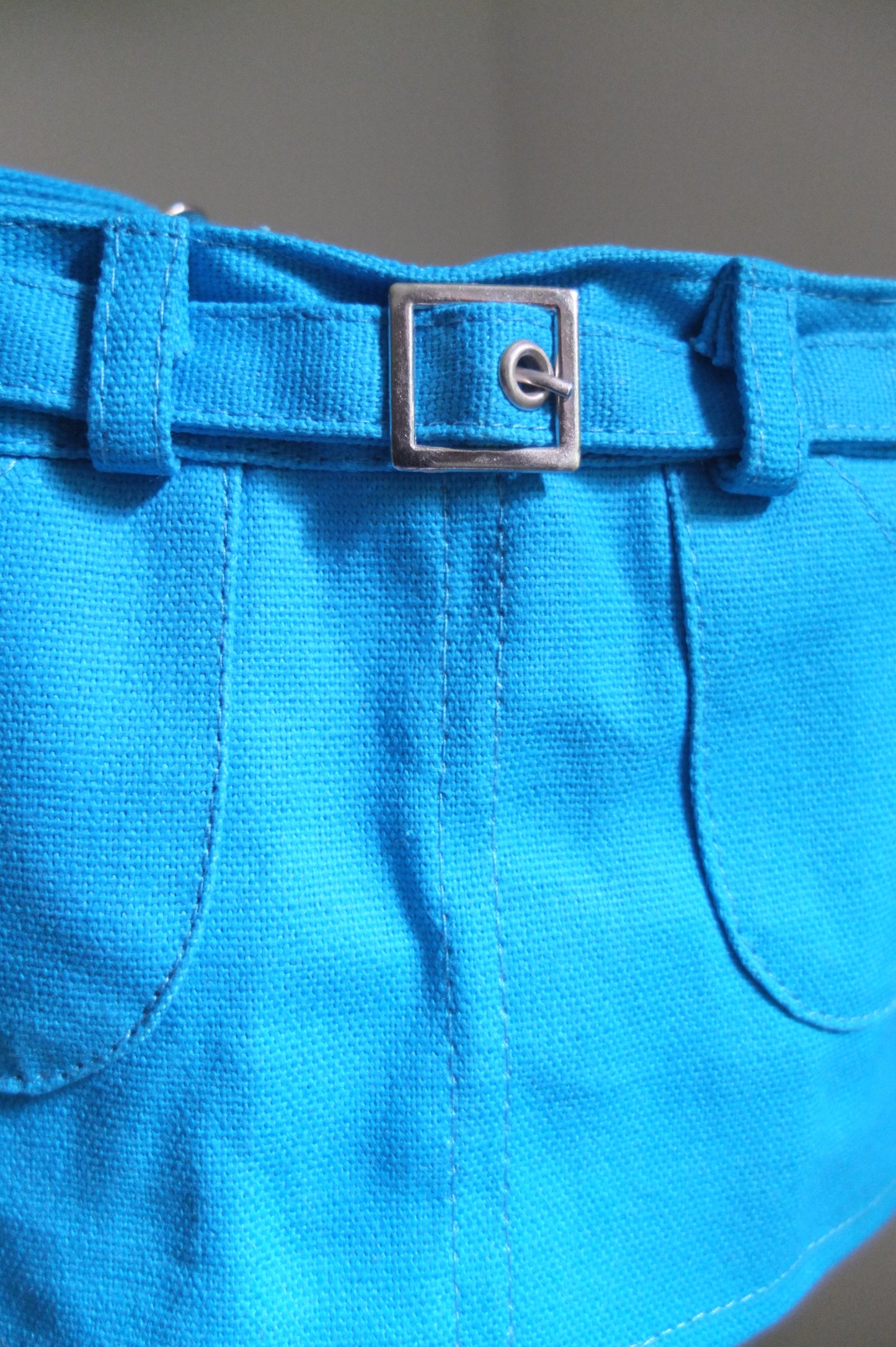 Blue Mini Denim Skirt Purse