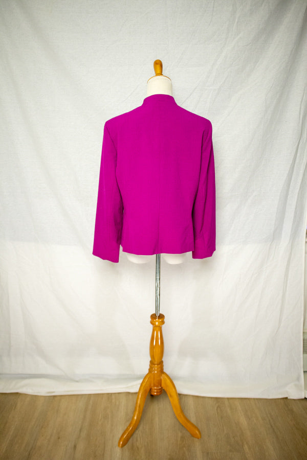 Hot Pink Open Blazer (L)