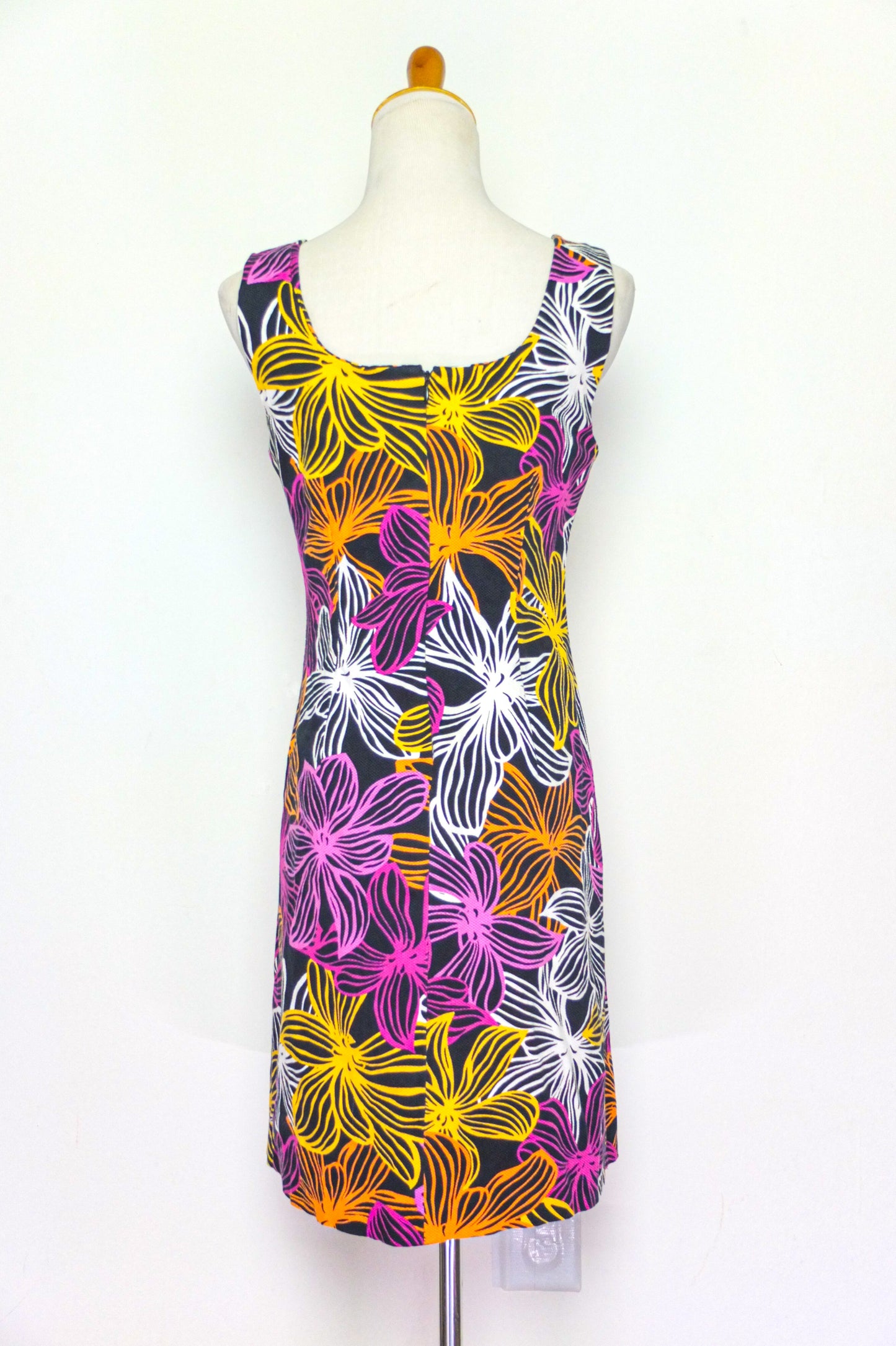 Metrostyle Vibrant Floral Cotton Dress (S-M)