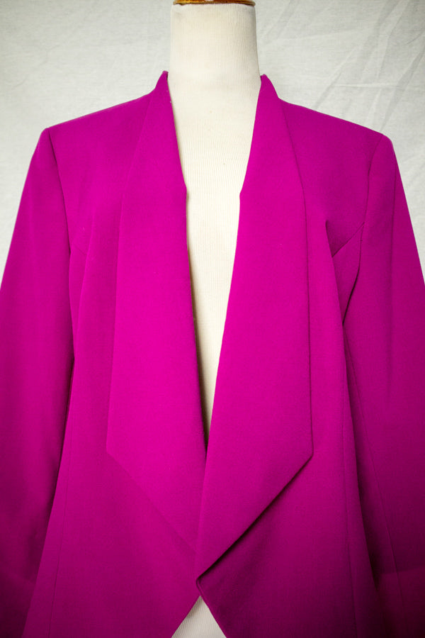 Hot Pink Open Blazer (L)