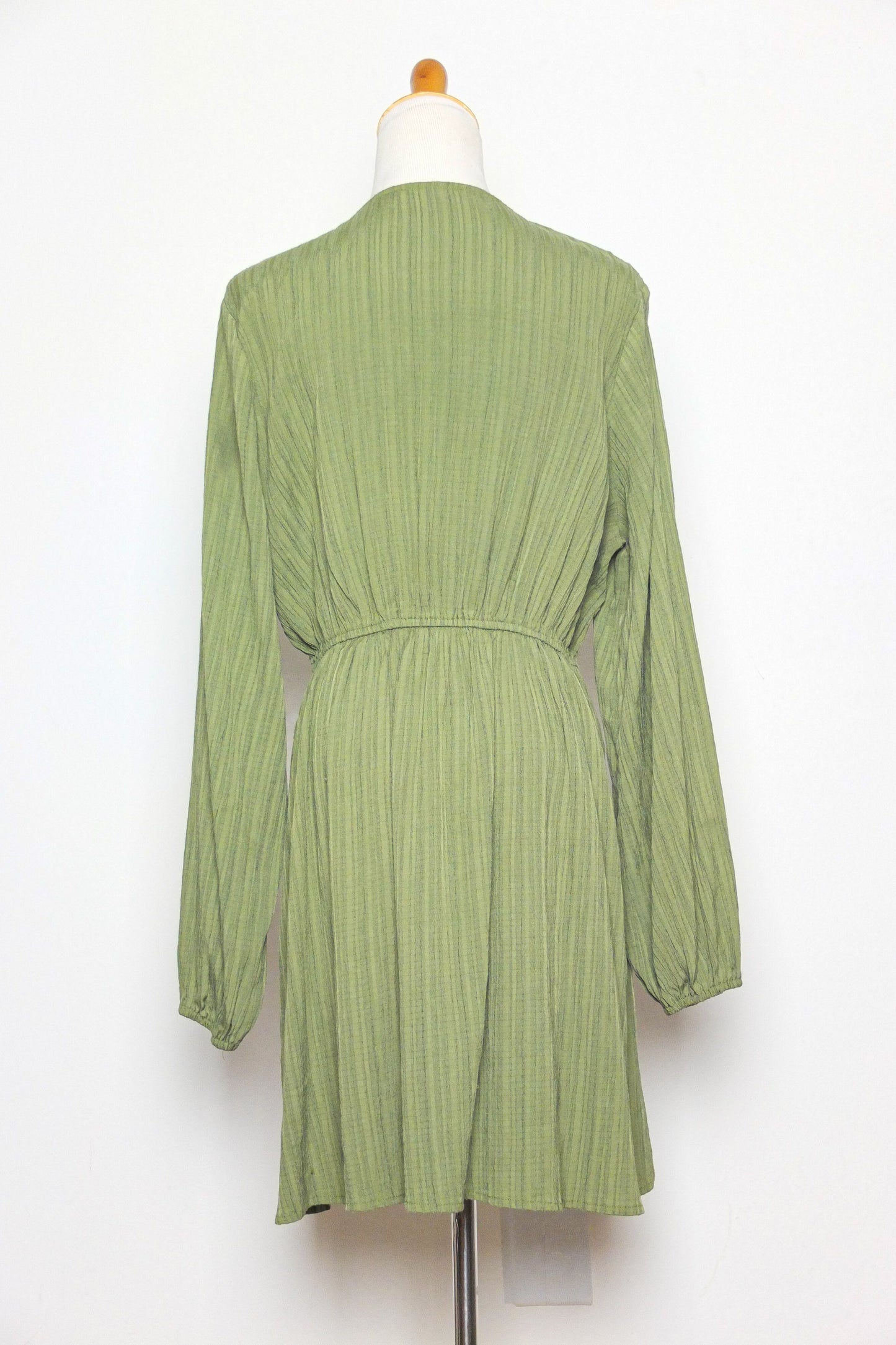 Y2K Olive Goddess Summer Dress (M)