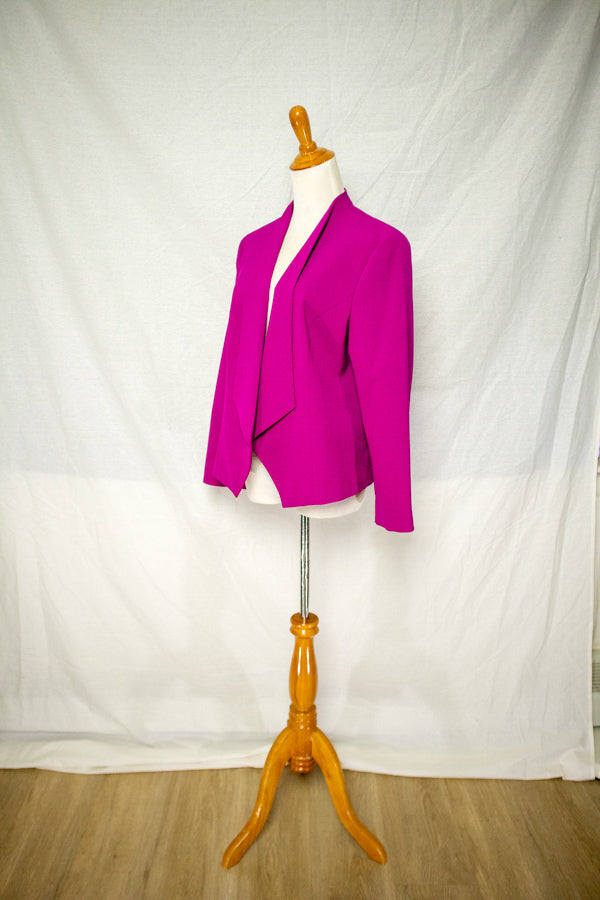 Hot Pink Open Blazer (L)