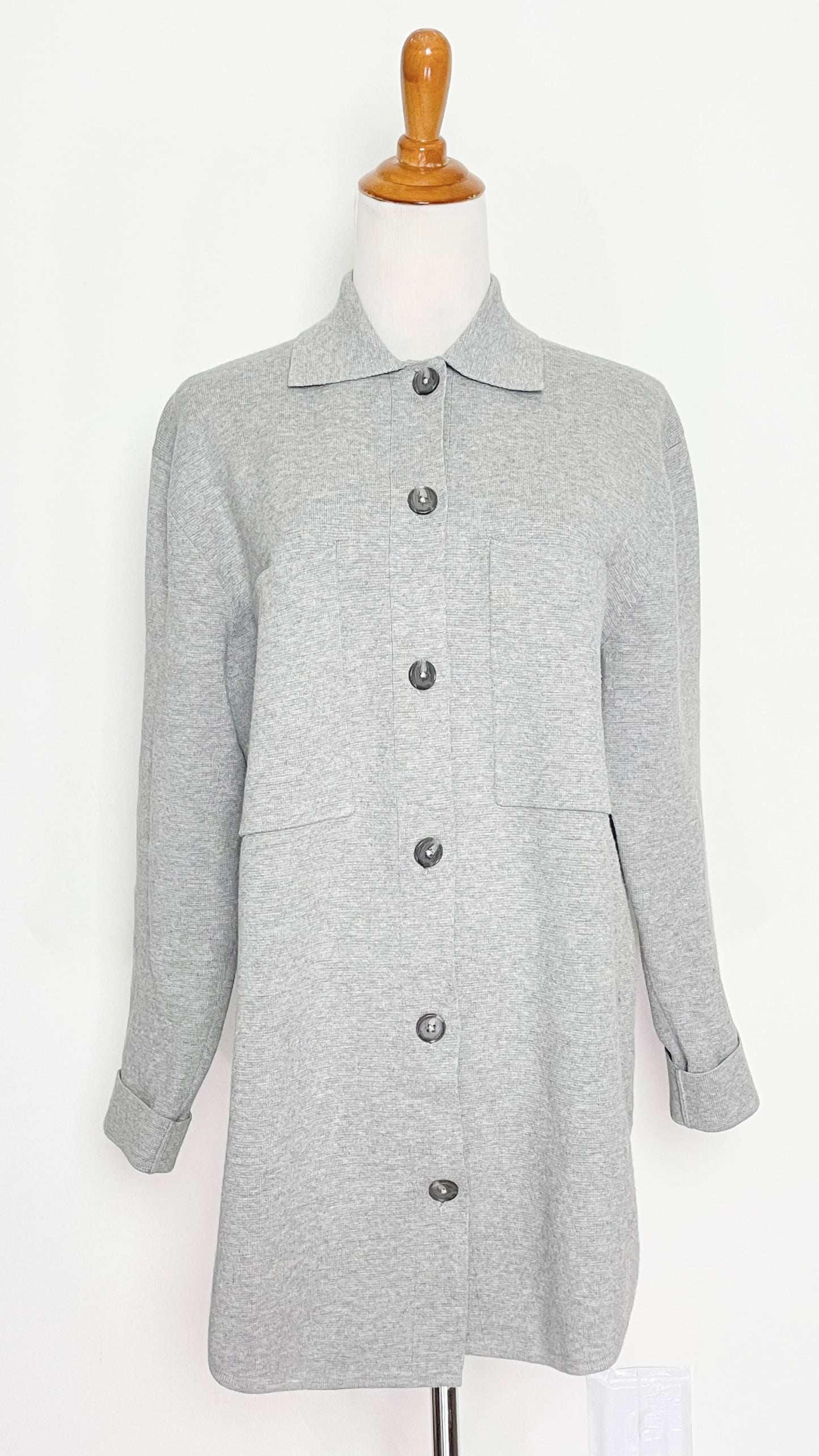 Babaton Grey Sweater Jacket (XS-S)